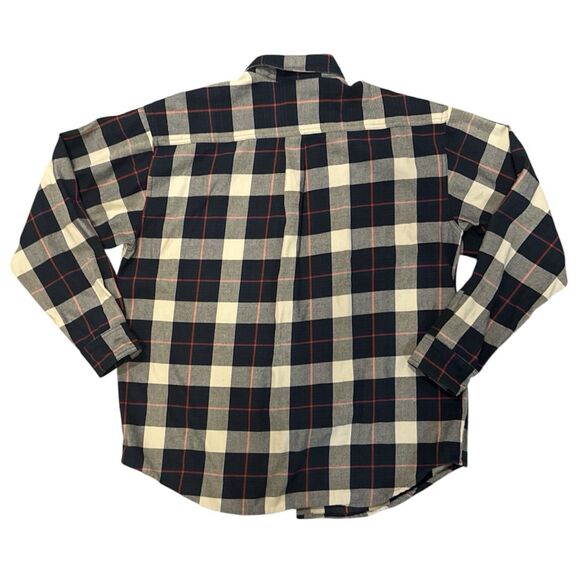 Walt Disney World Vintage Mickey Mouse Button Down Shirt Men's L Tartan Plaid - Picture 2 of 10